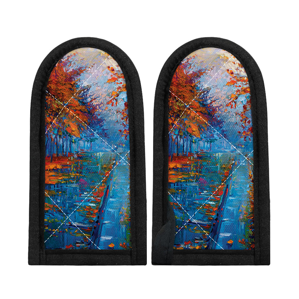 Autumn Painting Print Skillet Handle Cover