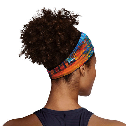 Autumn Painting Print Sports Headband