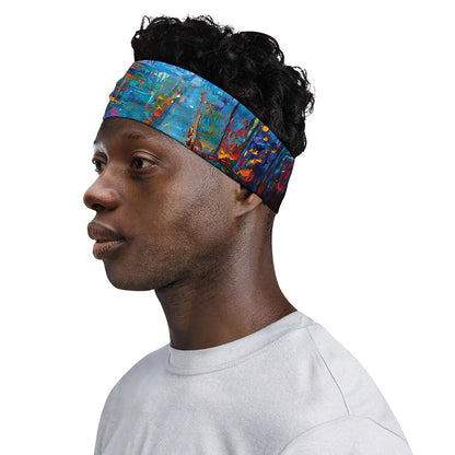 Autumn Painting Print Sports Headband
