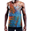 Autumn Painting Print Training Tank Top