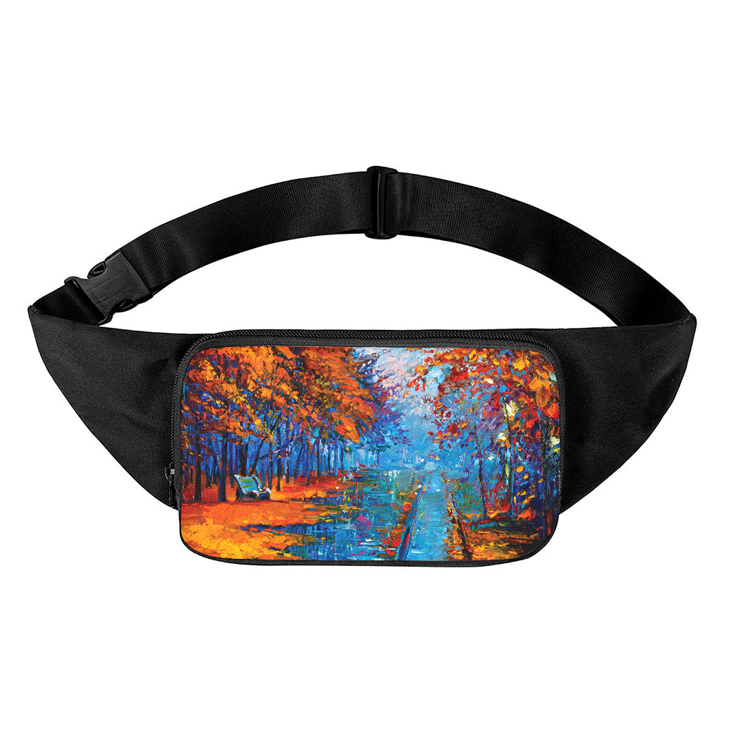 Autumn Painting Print Waist Bag