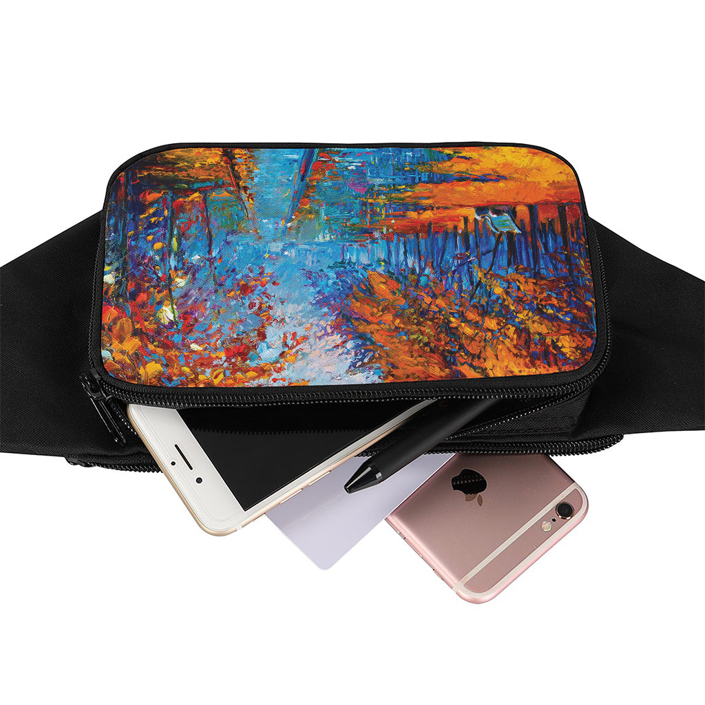 Autumn Painting Print Waist Bag