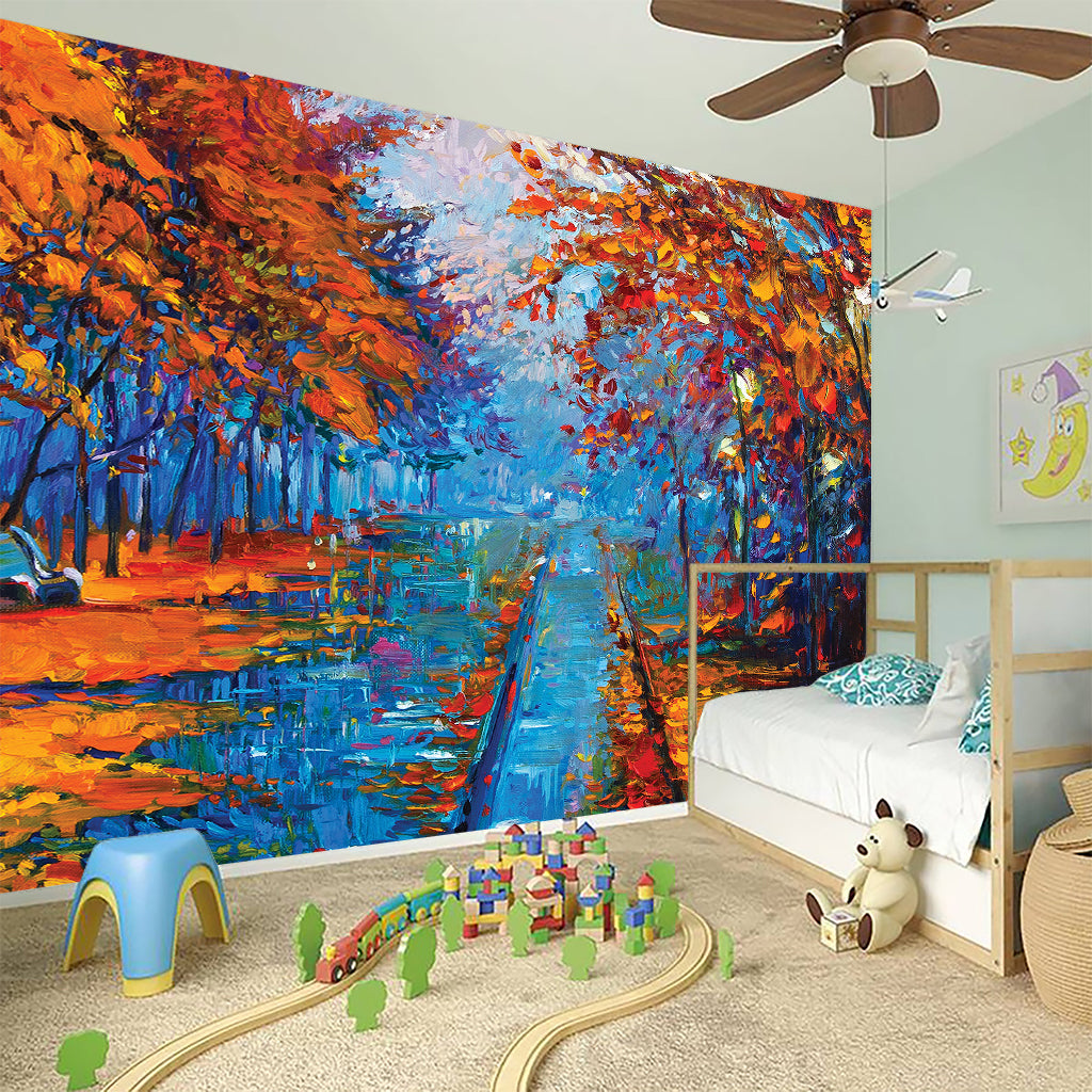 Autumn Painting Print Wall Sticker