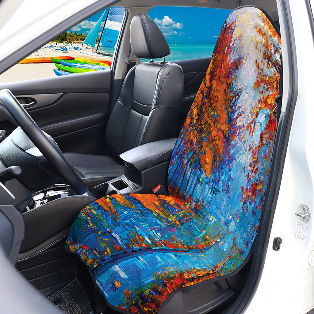 Autumn Painting Print Waterproof Car Seat Cover