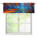 Autumn Painting Print Window Valance