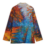 Autumn Painting Print Women's Blazer