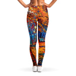 Autumn Painting Print Women's Leggings