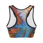 Autumn Painting Print Women's Sports Bra