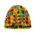 Autumn Sunflower Pattern Print Beanie