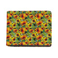 Autumn Sunflower Pattern Print Bifold Wallet
