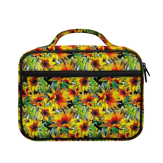 Autumn Sunflower Pattern Print Briefcase Bible Bag