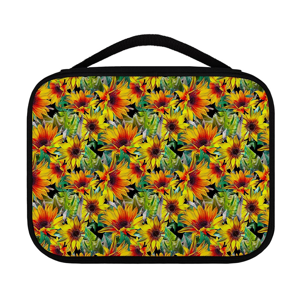 Autumn Sunflower Pattern Print Classic Bible Case
