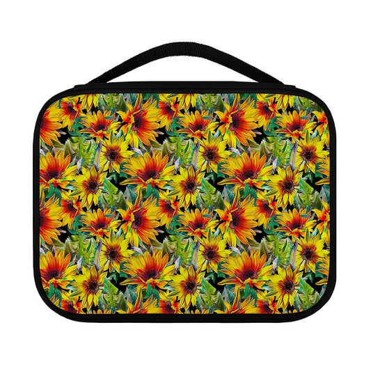 Autumn Sunflower Pattern Print Classic Bible Case