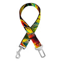 Autumn Sunflower Pattern Print Dog Seat Belt