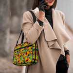 Autumn Sunflower Pattern Print Double Strap Bible Bag