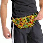 Autumn Sunflower Pattern Print Fanny Pack