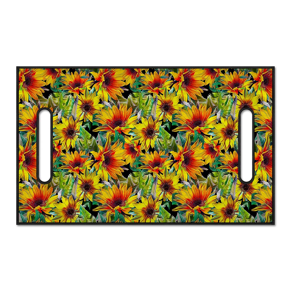 Autumn Sunflower Pattern Print Golf Cart Seat Cover