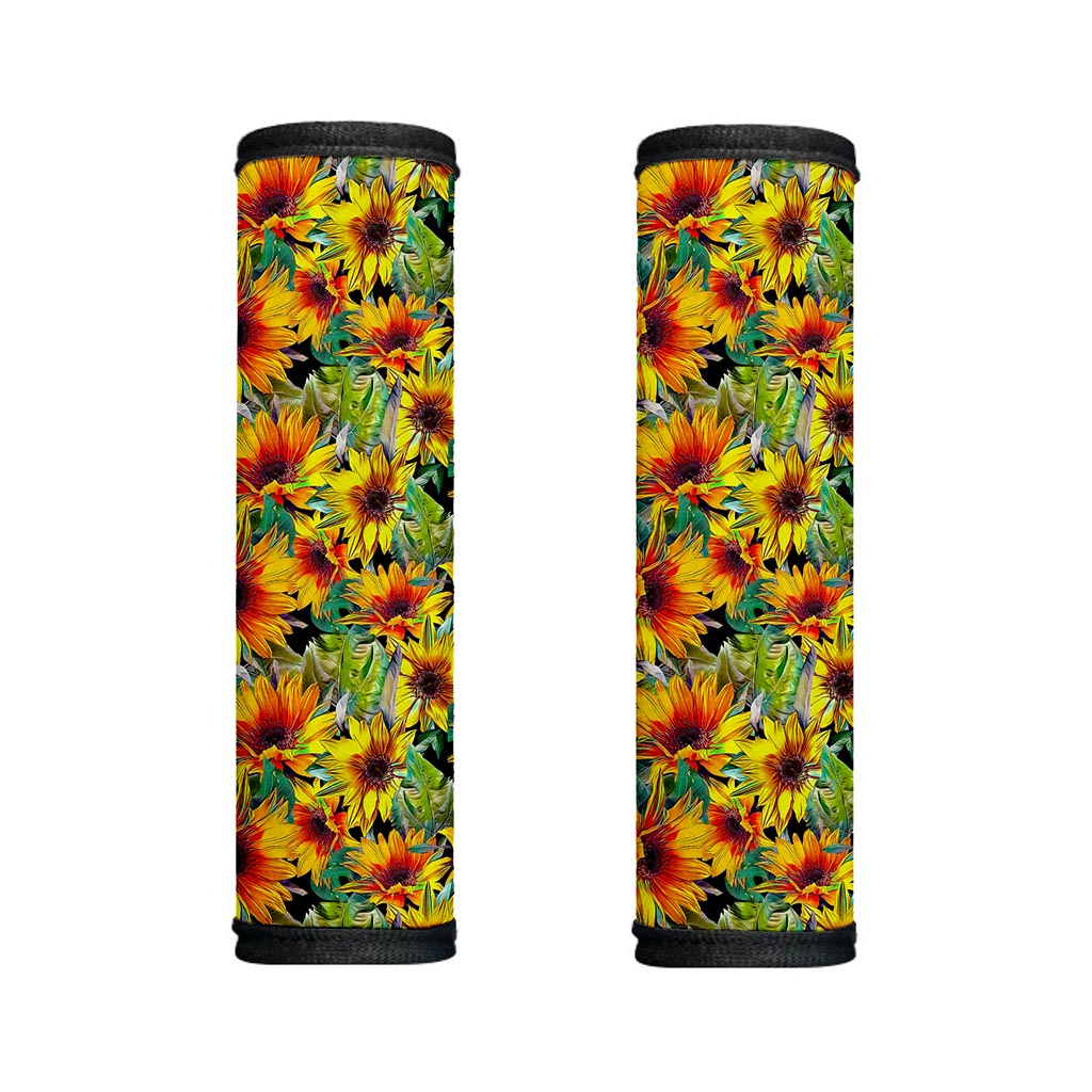 Autumn Sunflower Pattern Print Handle Covers