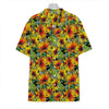 Autumn Sunflower Pattern Print Hawaiian Shirt