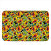 Autumn Sunflower Pattern Print Indoor Door Mat