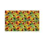 Autumn Sunflower Pattern Print Polyester Flag