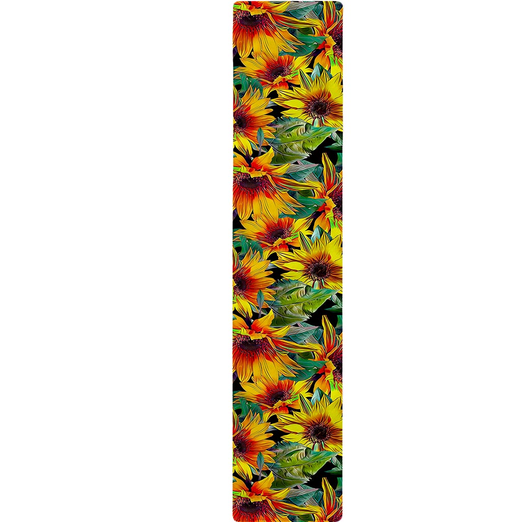 Autumn Sunflower Pattern Print Table Runner