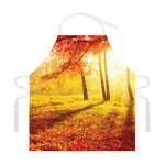 Autumn Trees Print Adjustable Apron