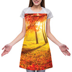 Autumn Trees Print Adjustable Apron
