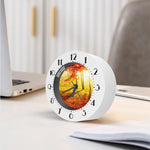 Autumn Trees Print Alarm Clock