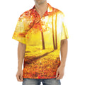 Autumn Trees Print Aloha Shirt