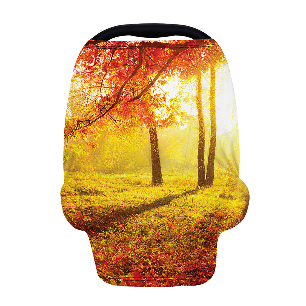 Autumn Trees Print Baby Seat Cover