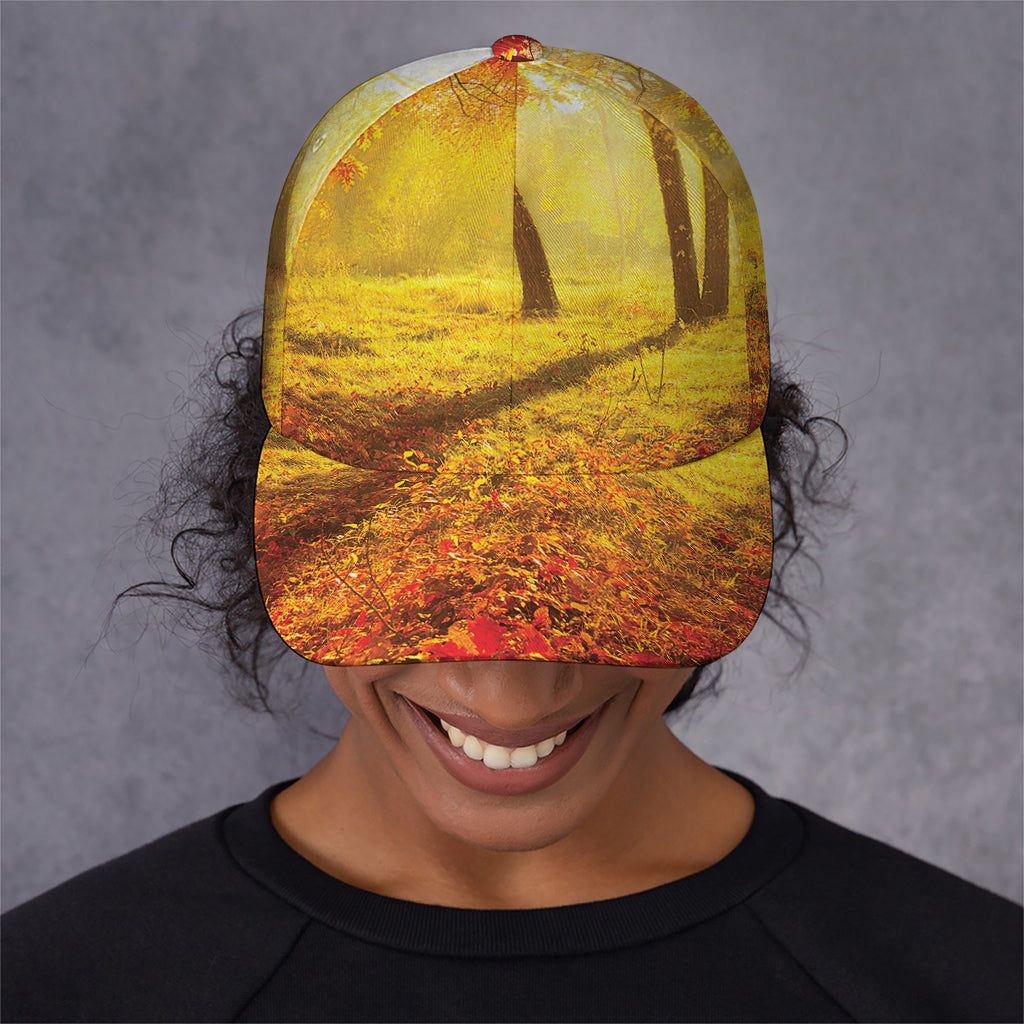 Autumn Trees Print Baseball Cap