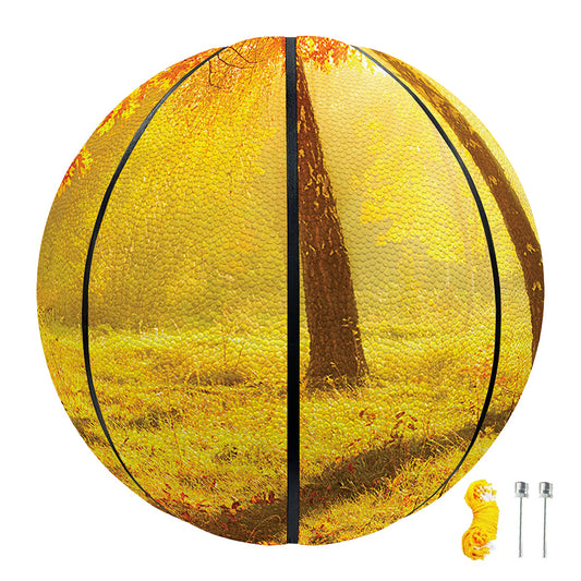 Autumn Trees Print Basketball