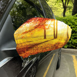 Autumn Trees Print Car Side Mirror Covers