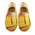 Autumn Trees Print Casual Shoes