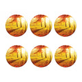 Autumn Trees Print Coaster Set