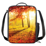 Autumn Trees Print Crossbody Lunch Bag