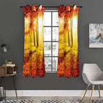 Autumn Trees Print Curtain