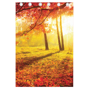 Autumn Trees Print Curtain