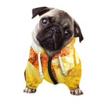 Autumn Trees Print Dog Zip Up Hoodie