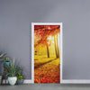 Autumn Trees Print Door Sticker