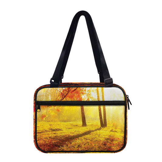 Autumn Trees Print Double Strap Bible Bag