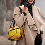 Autumn Trees Print Double Strap Bible Bag