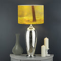 Autumn Trees Print Drum Lamp Shade
