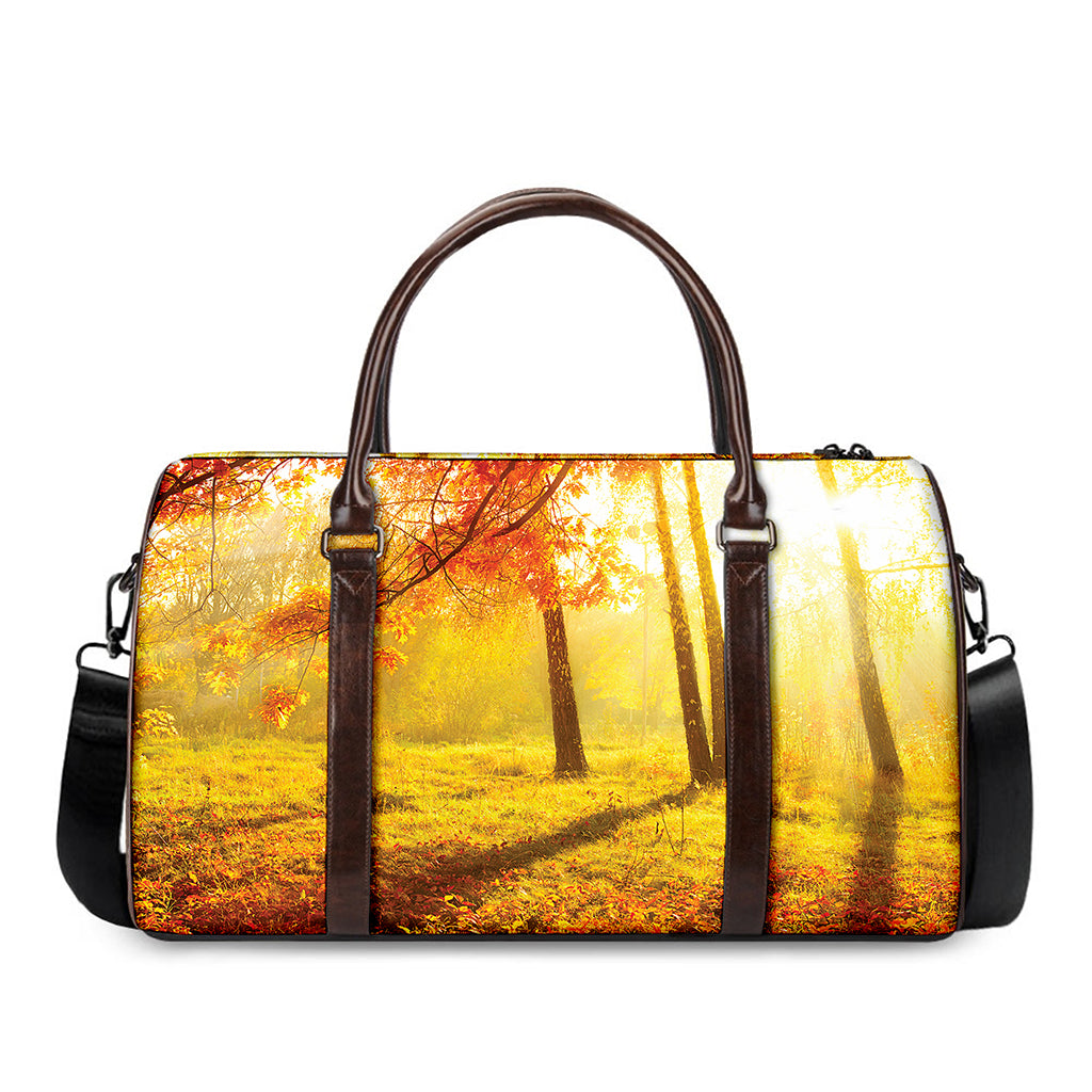 Autumn Trees Print Duffle Bag
