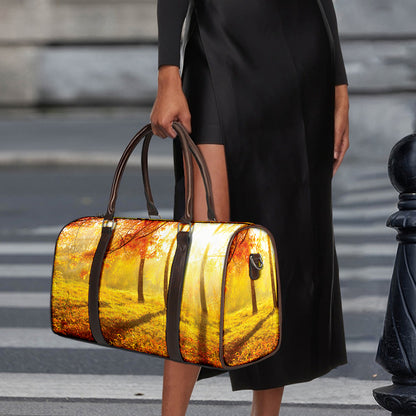 Autumn Trees Print Duffle Bag