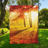 Autumn Trees Print Garden Flag