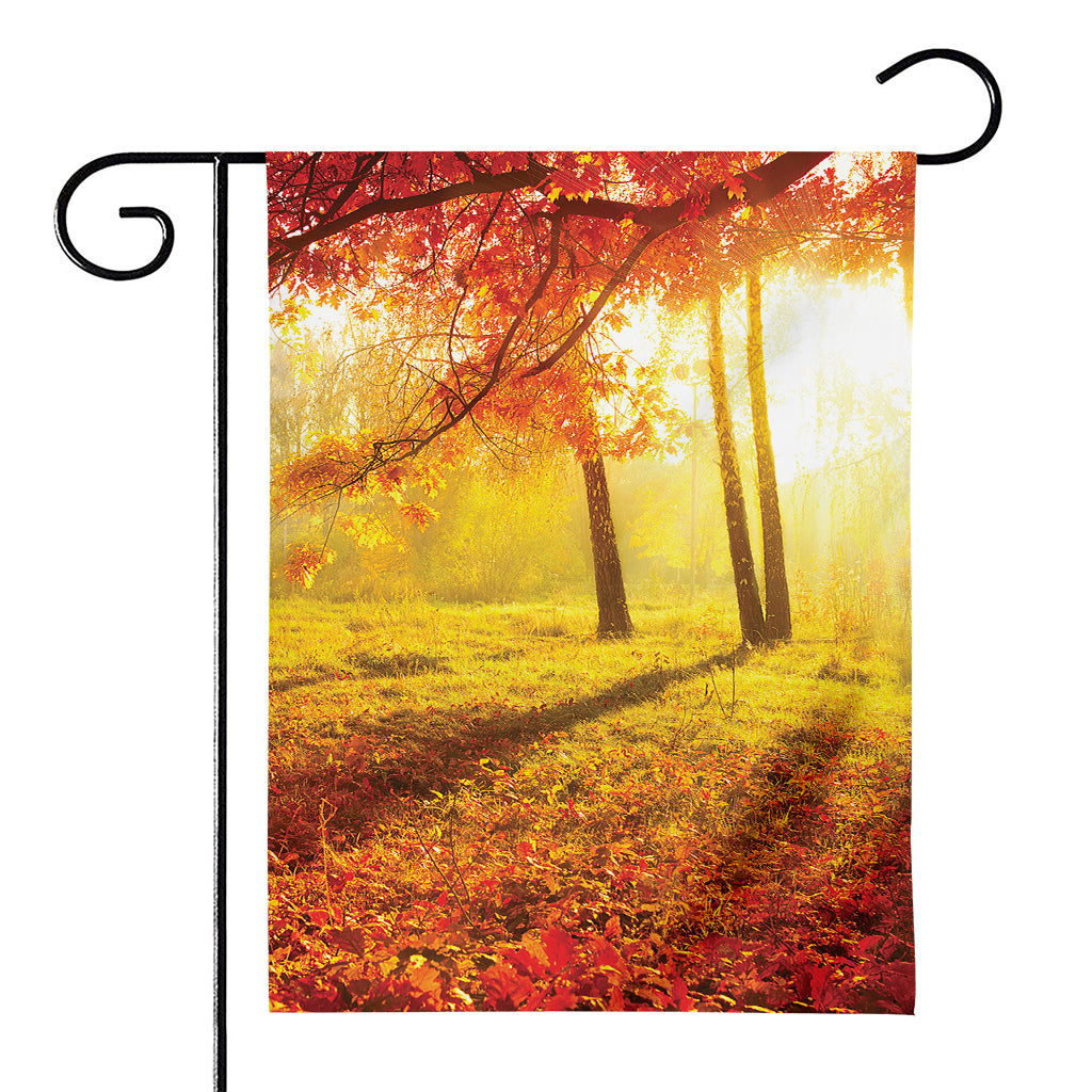 Autumn Trees Print House Flag