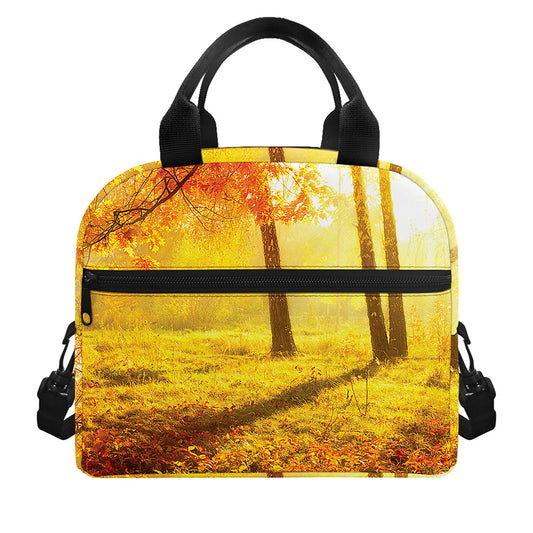Autumn Trees Print Insulated Lunch Bag