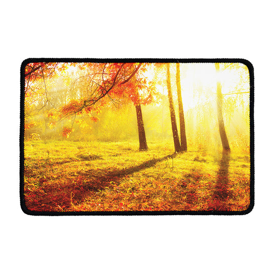 Autumn Trees Print Kitchen Mat